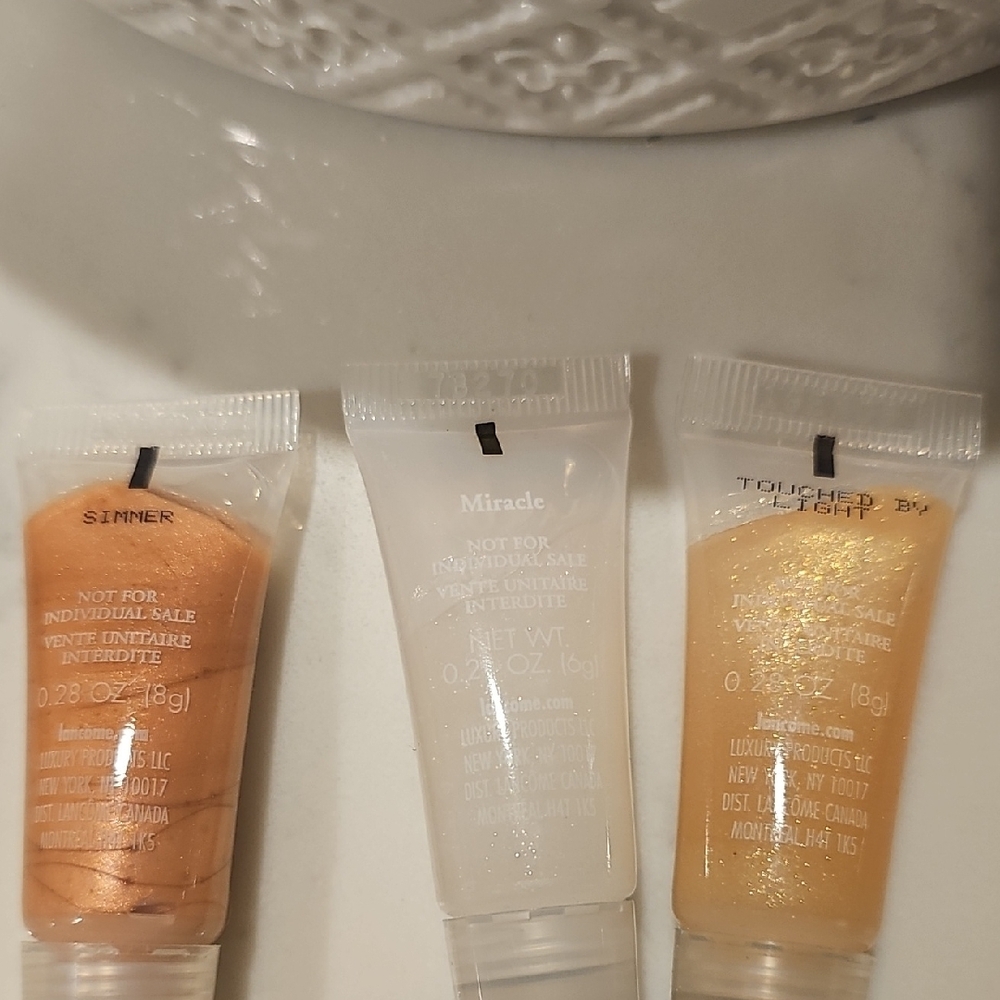 Lancome Juicy Tubes Gloss Trio - Copper, Clear, Gold - Picture 2 of 2